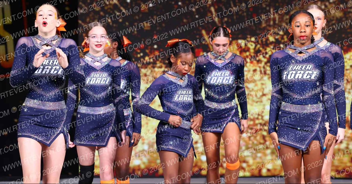 Cheer Force Arkansas MockingJays · Gold Rush Super Floor One