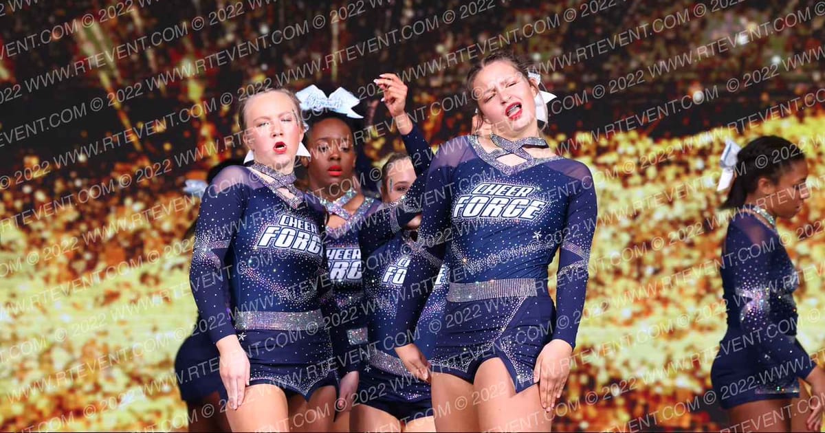 Cheer Force Arkansas JayHawks · Gold Rush Super Floor One