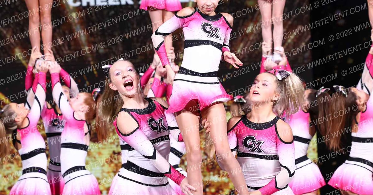 Cheer Xpress Onyx · Gold Rush Super Floor One