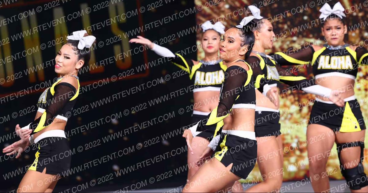 ALOHA CHEER ACADEMY Bandits · Gold Rush Super Floor One