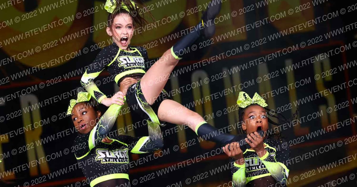 Surge Athletics Voltage · Gold Rush Super Floor One