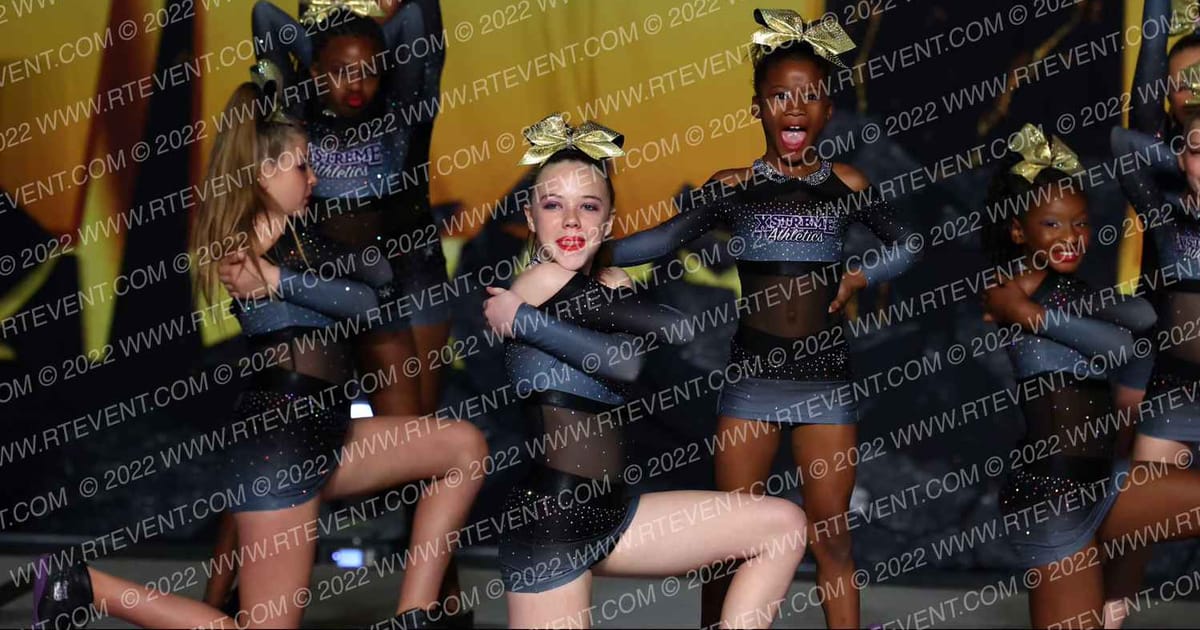 Xstreme Athletics Tumble & Cheer Fury · Gold Rush Super Floor Two