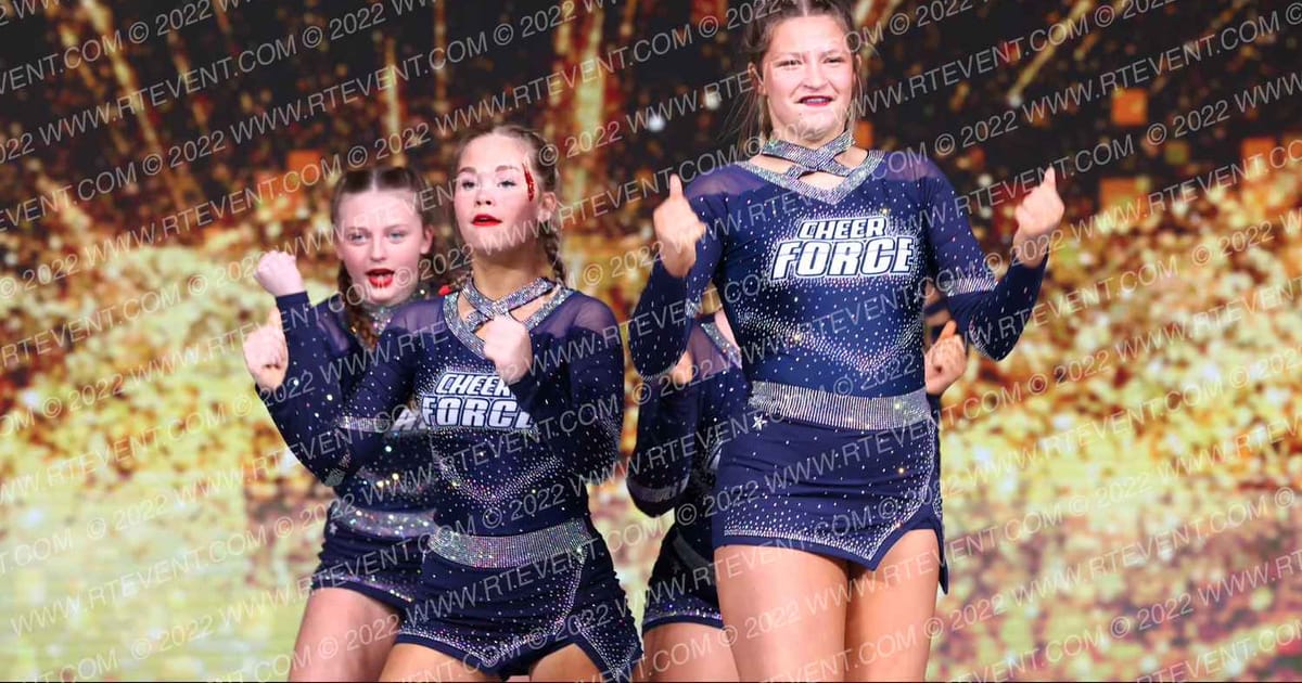 Cheer Force Arkansas FireBirds · Gold Rush Super Floor One
