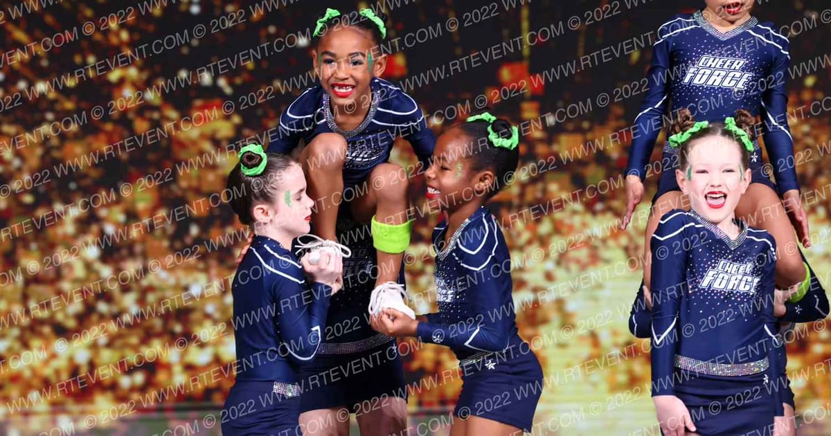 Cheer Force Arkansas Kiwi · Gold Rush Super Floor One