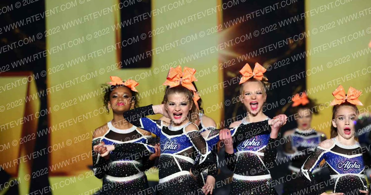 Alpha Cheer & Dance Lady A · Gold Rush Super Floor Two