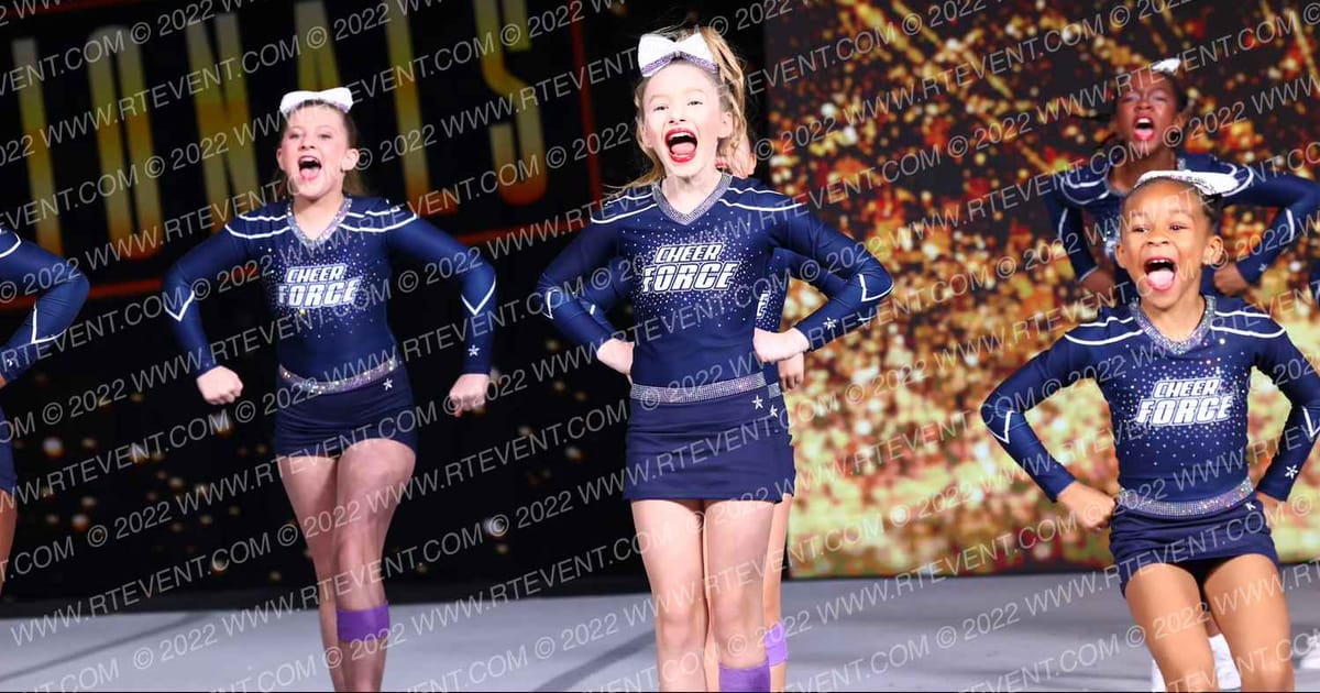 Cheer Force Arkansas Sparrows · Gold Rush Super Floor One