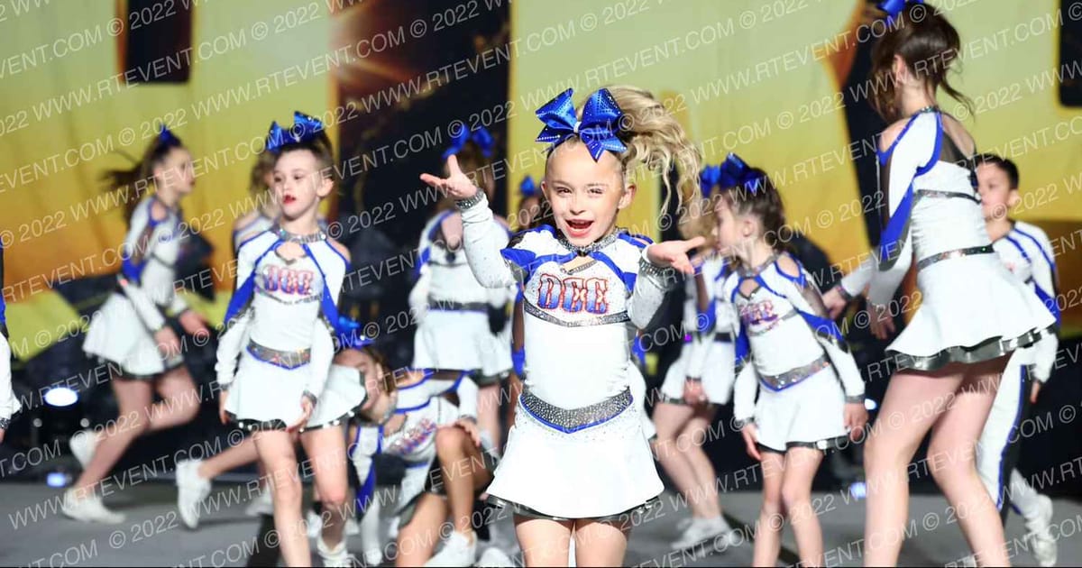 Outlaw Cheer Company Chaos · Gold Rush Super Floor Two