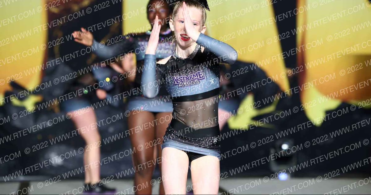Xstreme Athletics Tumble & Cheer Super Nova · Gold Rush Super Floor Two