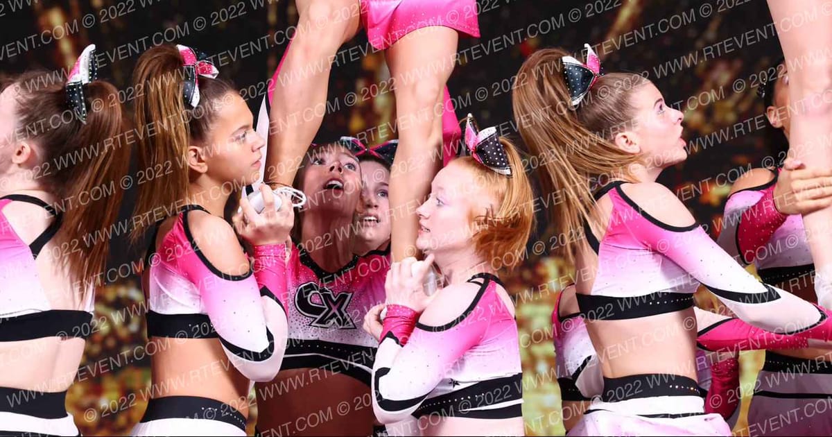 Cheer Xpress Exquisite · Gold Rush Super Floor One