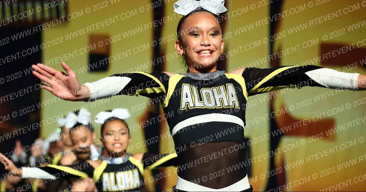 ALOHA CHEER ACADEMY Bam · Gold Rush Super Floor Two