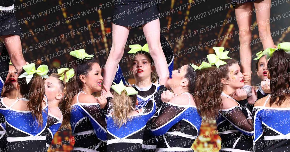Alpha Cheer & Dance Inspire · Gold Rush Super Floor One