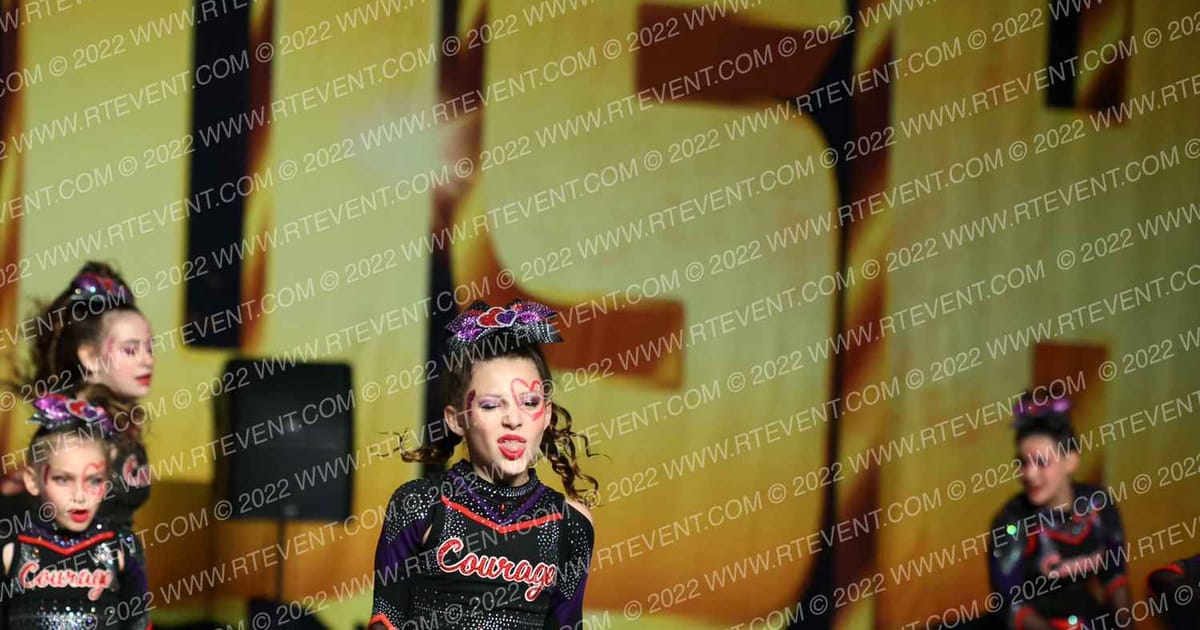 Courage Cheer & Dance United Heartbreaker · Gold Rush Super Floor Two