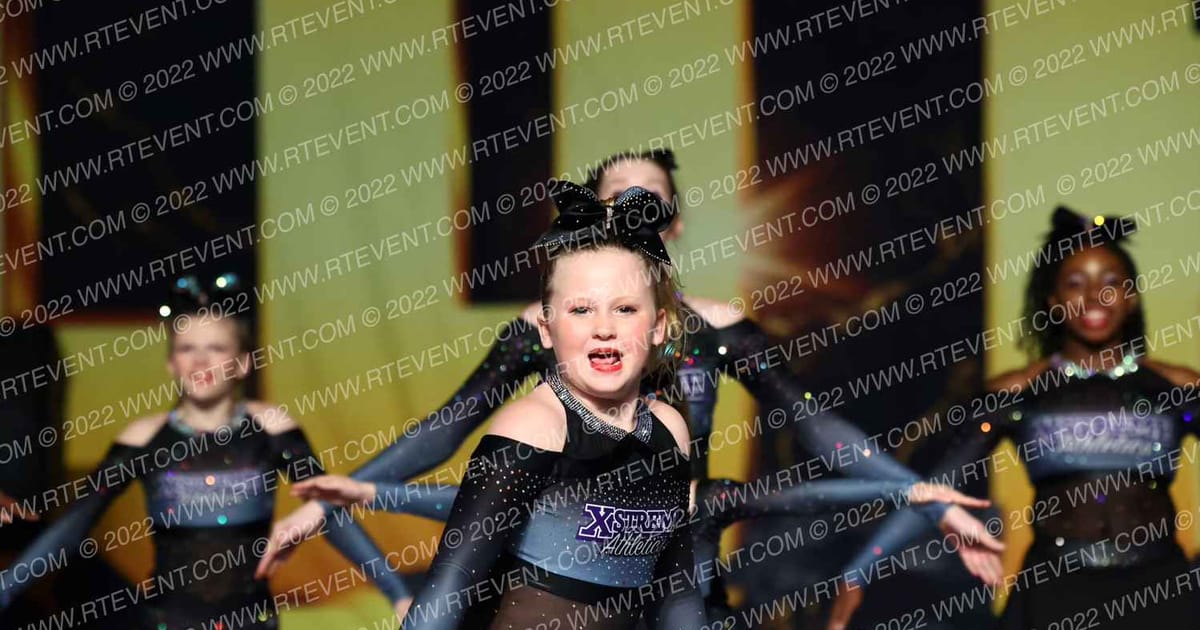 Xstreme Athletics Tumble & Cheer Lady Lightning · Gold Rush Super Floor Two