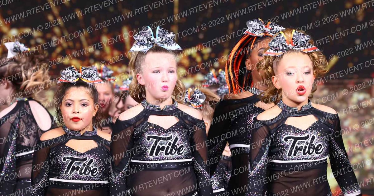 Tribe Cheer Firebirds · Gold Rush Super Floor One