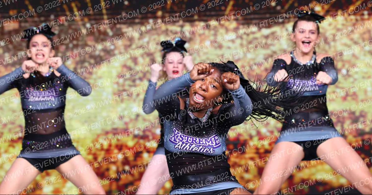 Xstreme Athletics Tumble & Cheer Inferno · Gold Rush Super Floor One