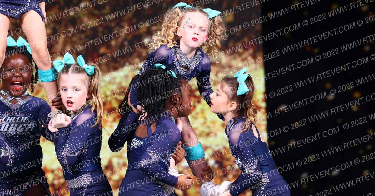 Cheer Force Arkansas Angels · Gold Rush Super Floor One