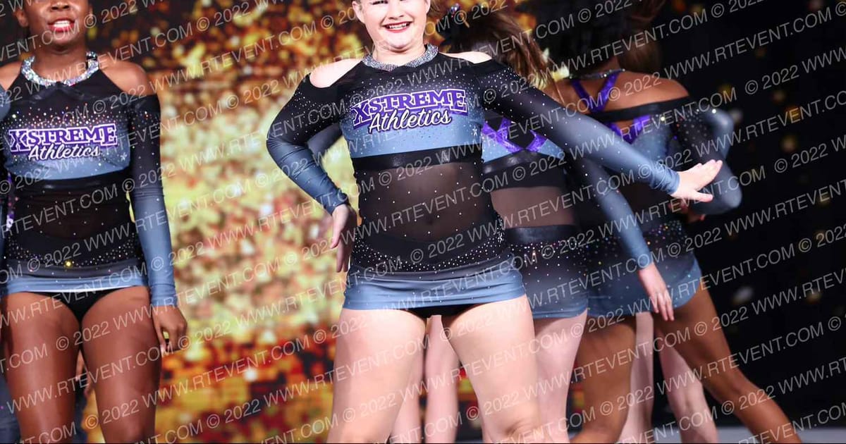 Xstreme Athletics Tumble & Cheer FireStorm · Gold Rush Super Floor One