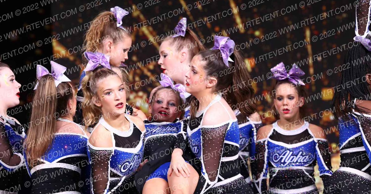 Alpha Cheer & Dance Vengeance · Gold Rush Super Floor One