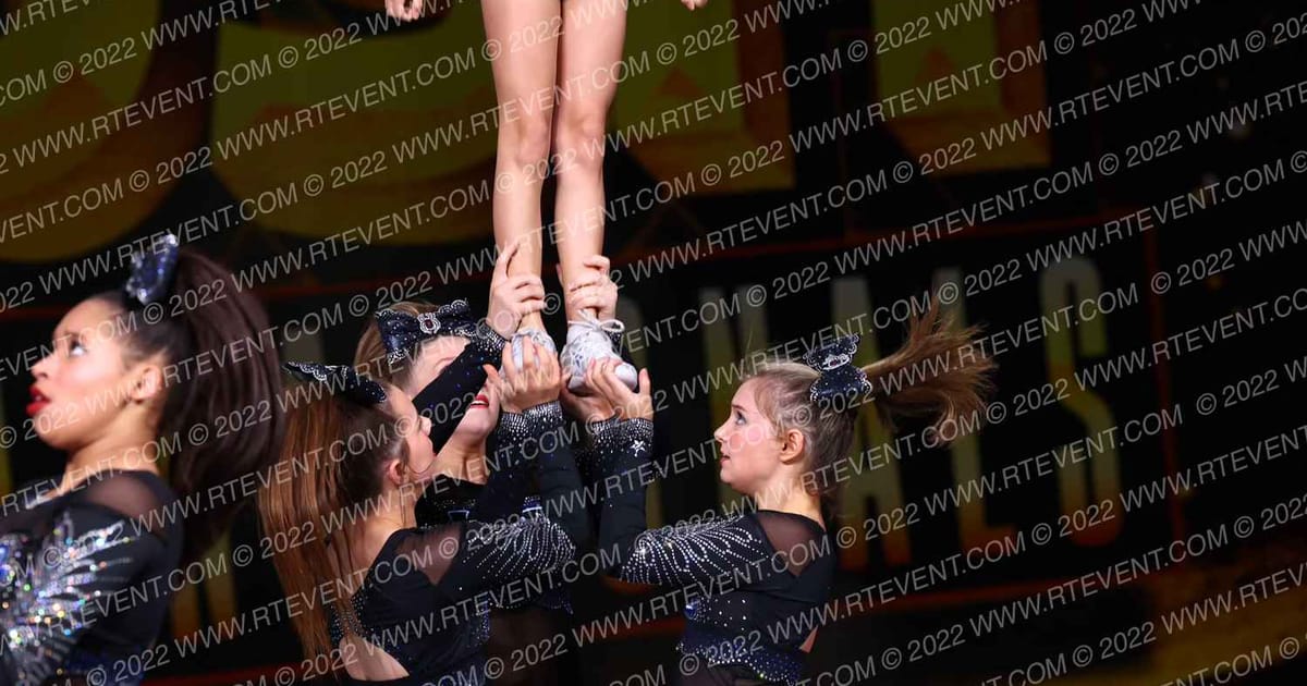 ICT Cheer Legacy (ICT Cheer Legacy) Black Widow · Gold Rush Super Floor One