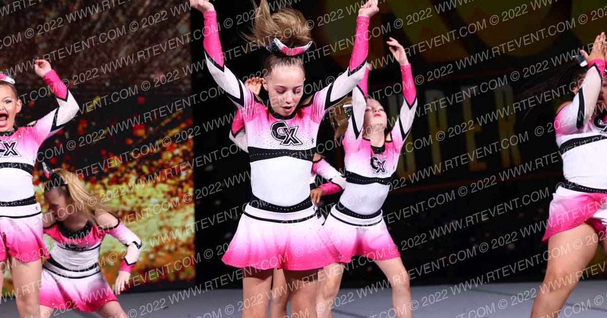 Cheer Xpress Apex · Gold Rush Super Floor One