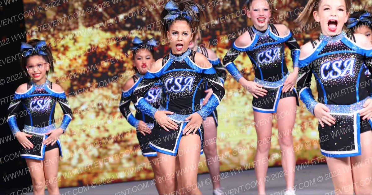 Cheer Star Athletics Energy · Gold Rush Super Floor One
