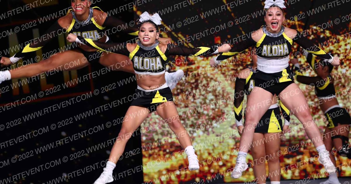 ALOHA CHEER ACADEMY Bandits · Gold Rush Super Floor One