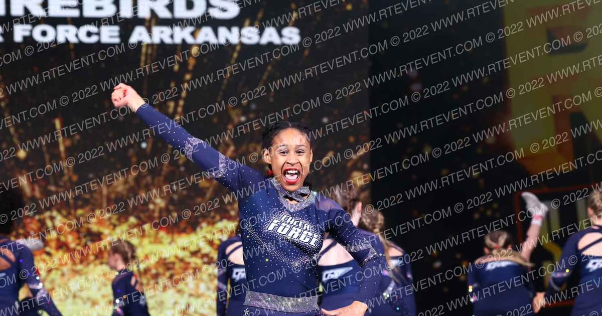 Cheer Force Arkansas FireBirds · Gold Rush Super Floor Two