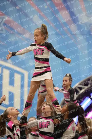 Natural State Fitness Cheer Silver Diamonds