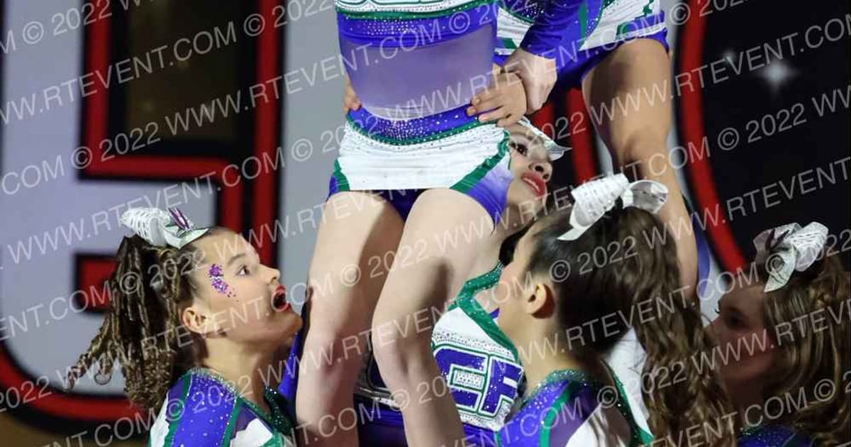 University Cheer Force Hail · Encore Santa Clara Showdown