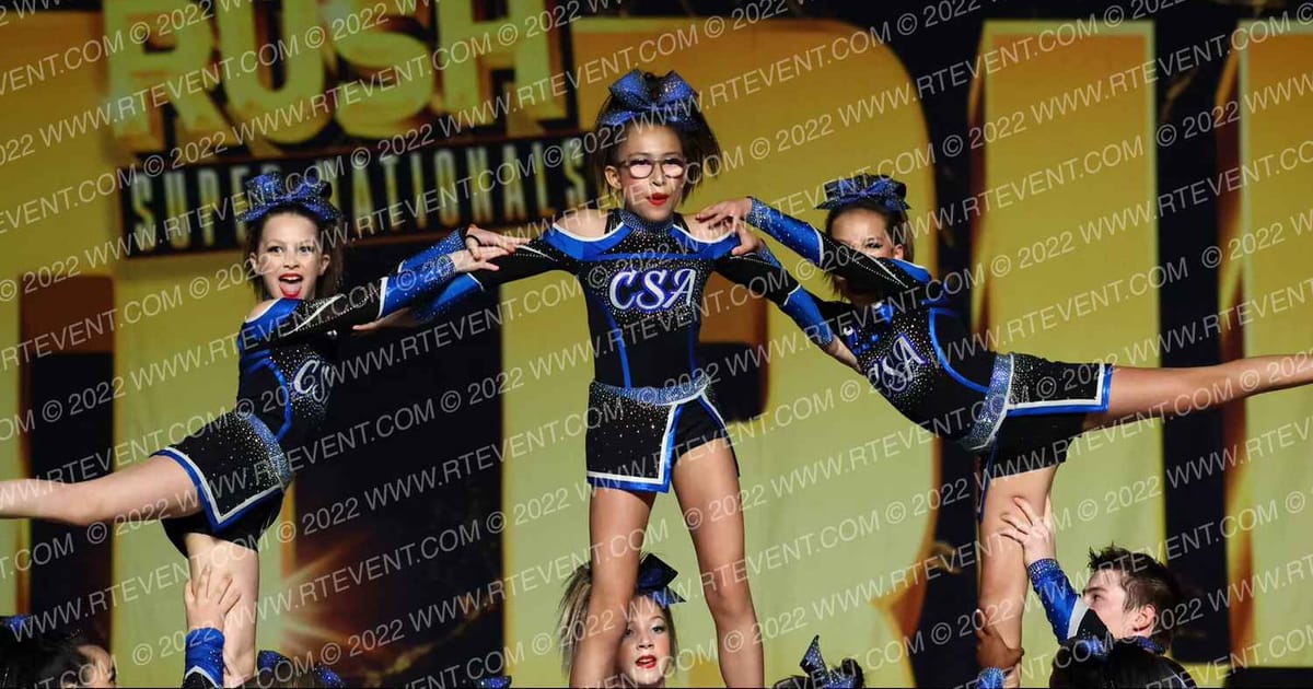 Cheer Star Athletics Force · Gold Rush Super Floor Two