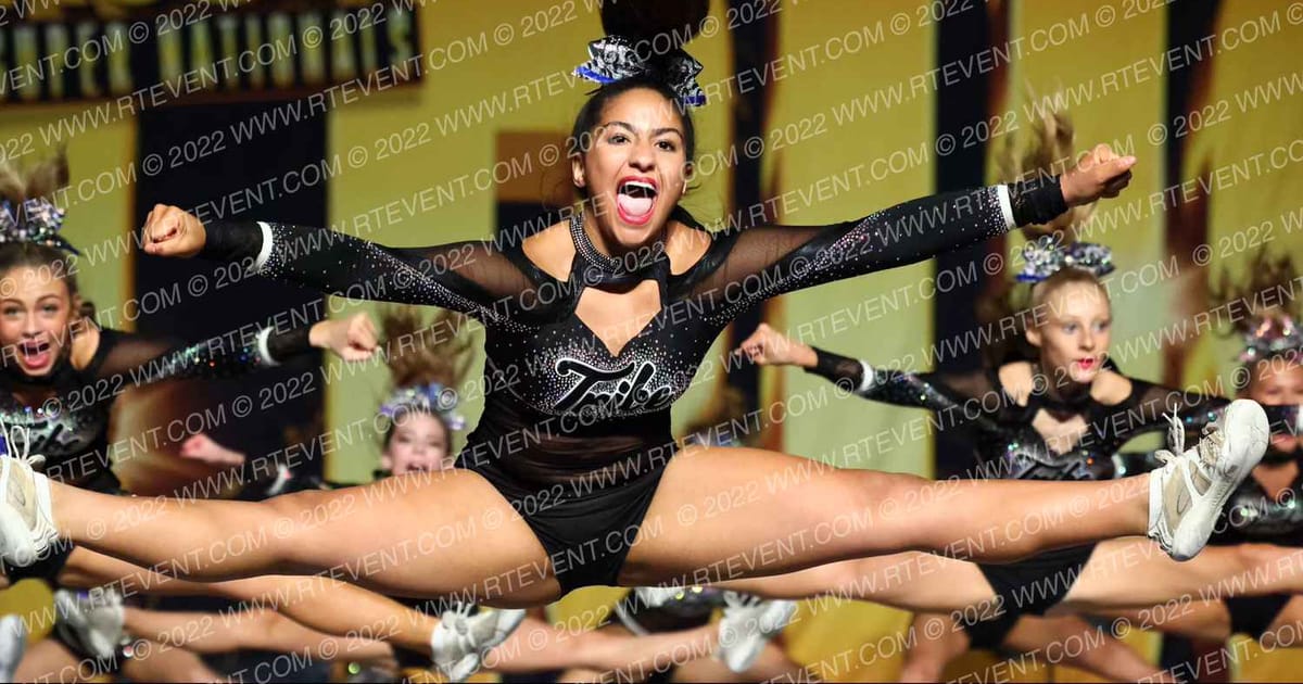 Tribe Cheer Lady Warriors · Gold Rush Super Floor Two