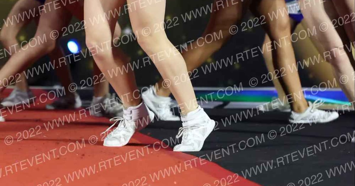 University Cheer Force Rain · Encore Santa Clara Showdown