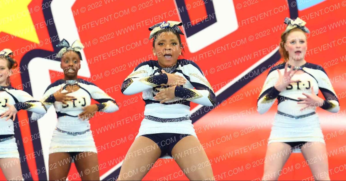 The St James Cheer All-Stars Focus · Americas Best Bel Air Challenge