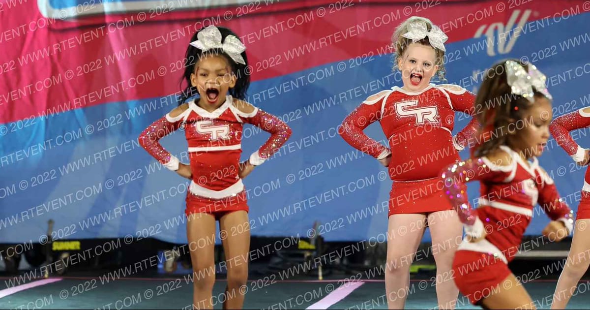 Cheer Revolution TINY RED HOTS · Aloha Richmond Showdown