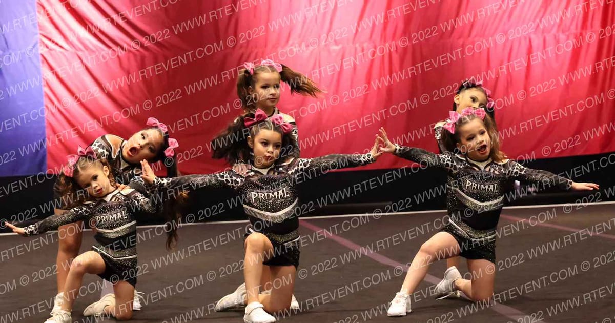 Primal Cheer Shadow Cats · Cheer Power Texas St Showdown