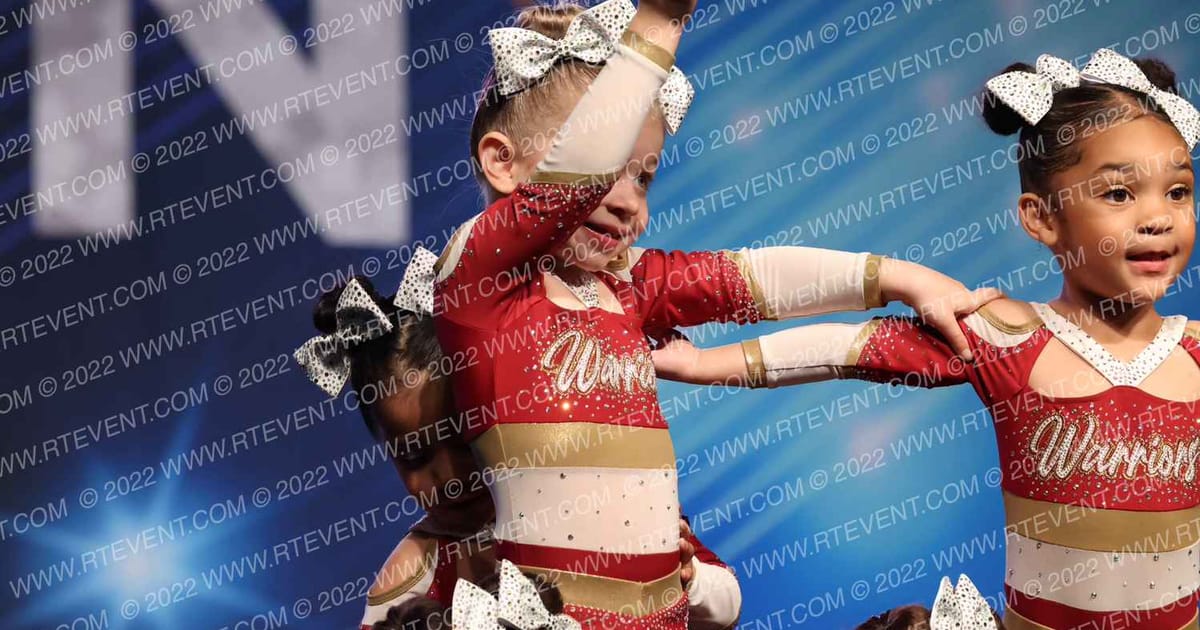 Warrior Cheer Tiny Tiaras · Vegas Crown Photo