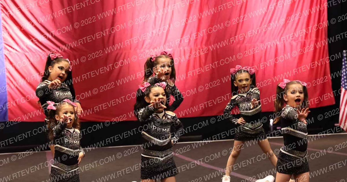 Primal Cheer Shadow Cats · Cheer Power Texas St Showdown