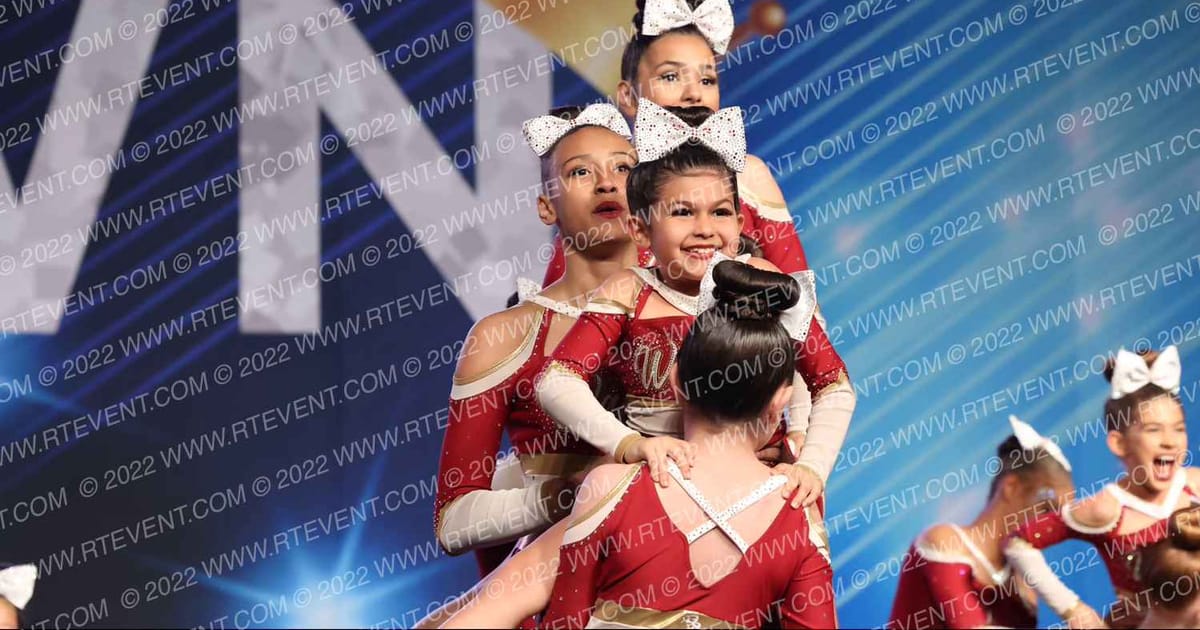 Warrior Cheer Bomb Squad · Vegas Crown Photo