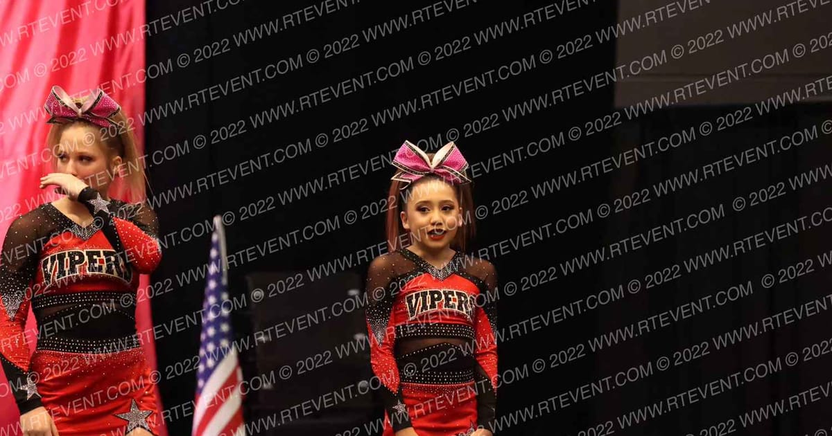 Stars Vipers Katy Miss Mambas · Cheer Power Texas St Showdown