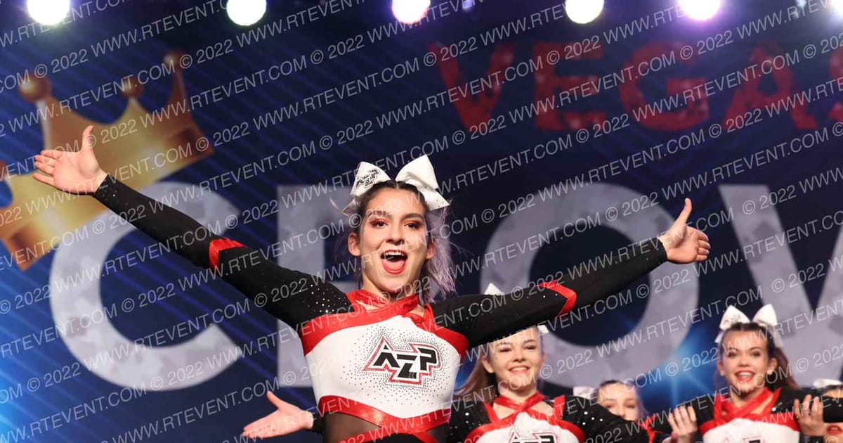 Arizona Prestige Cheer Lady Rouge · Vegas Crown Photo