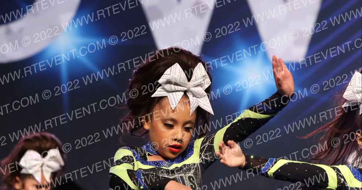 Royal Storm Elite Cheer Mini legacy · Vegas Crown Photo