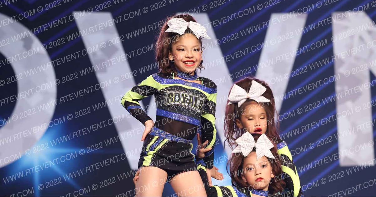 Royal Storm Elite Cheer Lady lightning · Vegas Crown Photo