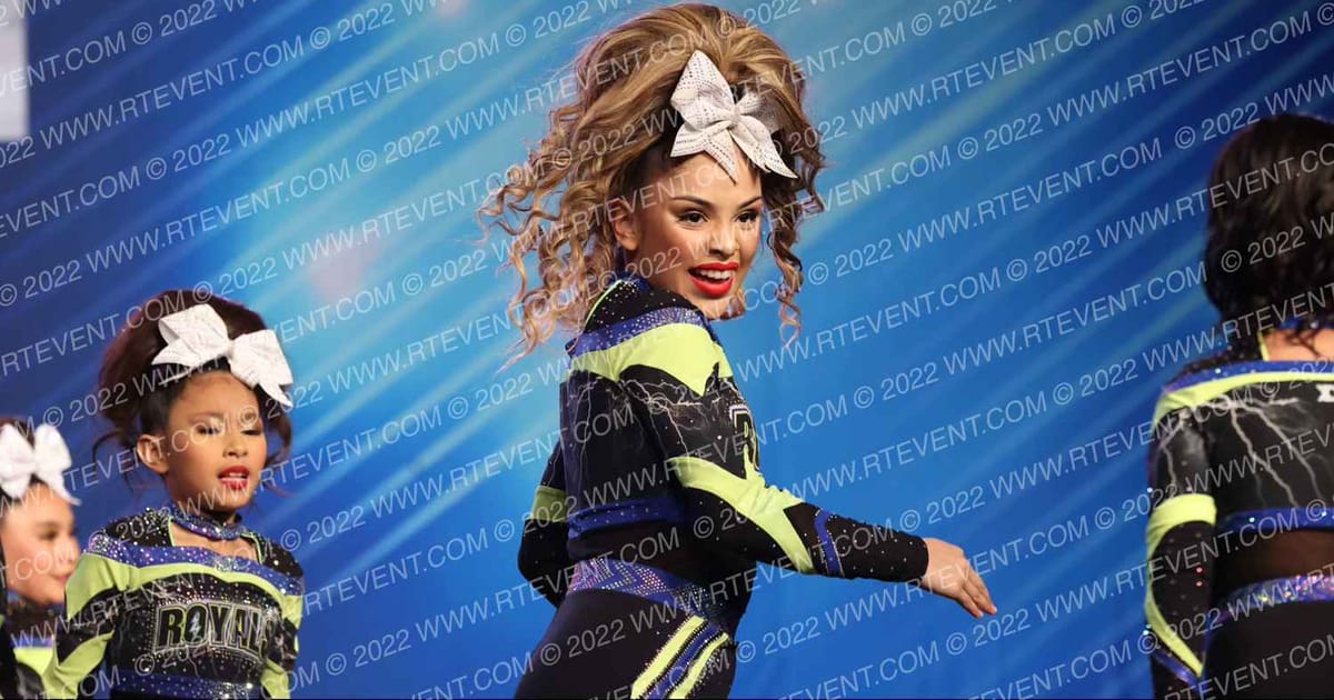 Royal Storm Elite Cheer Emeraldz · Vegas Crown Photo