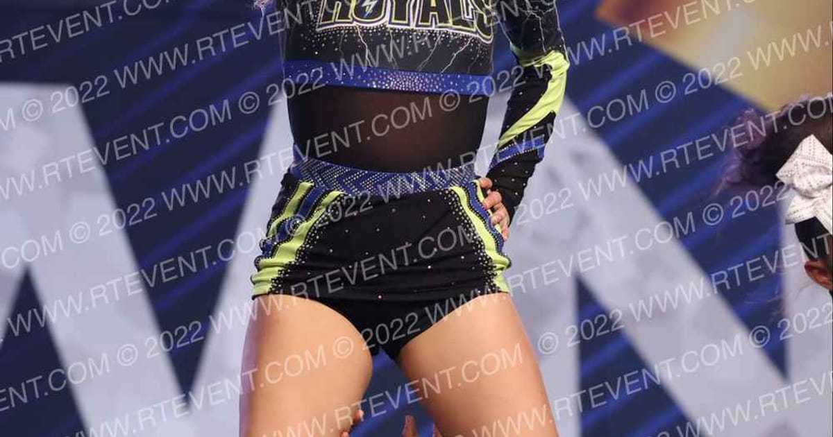 Royal Storm Elite Cheer Midnight · Vegas Crown Photo