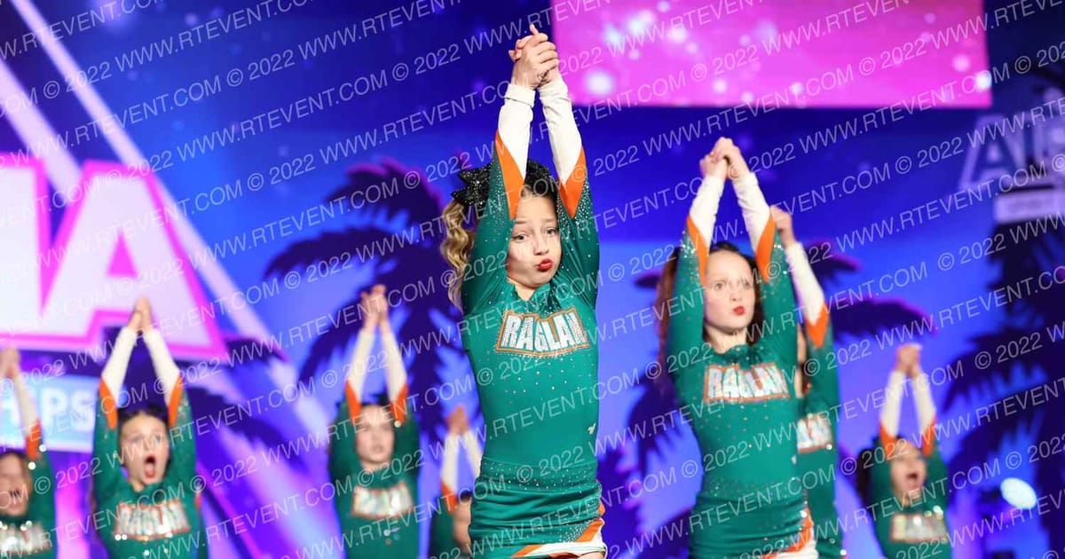 Raglan Coast Cheer Kryptonite · Aloha Grand Nationals