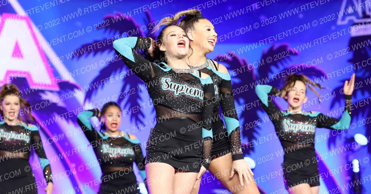 Supreme Cheer and Tumble Teal Reign · Aloha Grand Nationals
