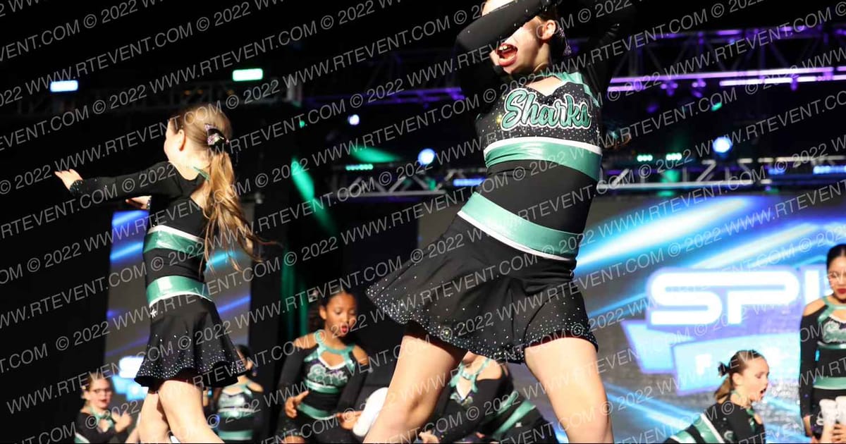 Cheer Sport Sharks-New England Caribbean Reef Sharks · Spiritfest Grand Nationals