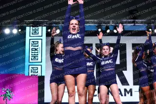Greensboro All Star Cheerleading Senior Gold