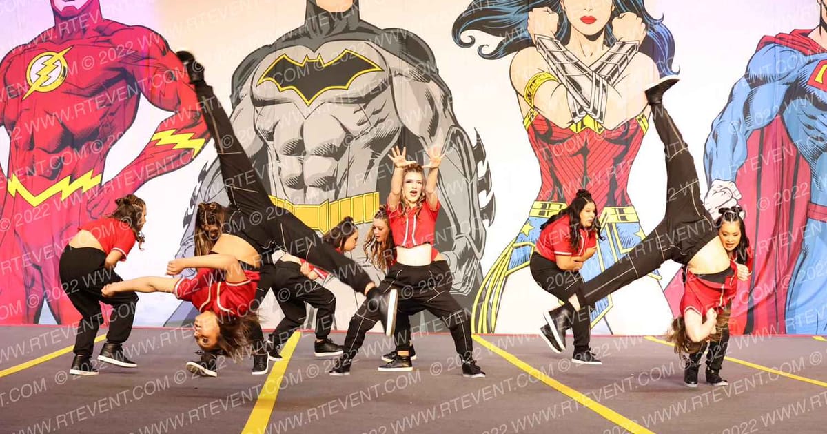 TNT Cheer Flare · Justice League Sacramento