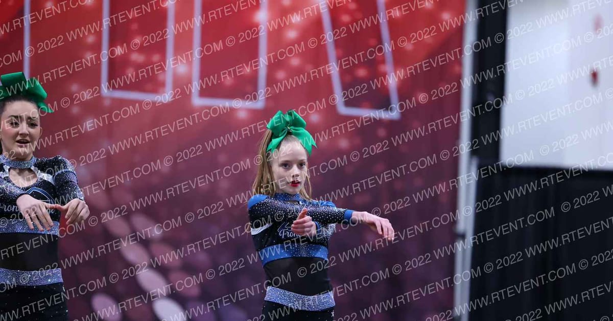 Front Range Elite cheer Frostbite · Rockin Rockies
